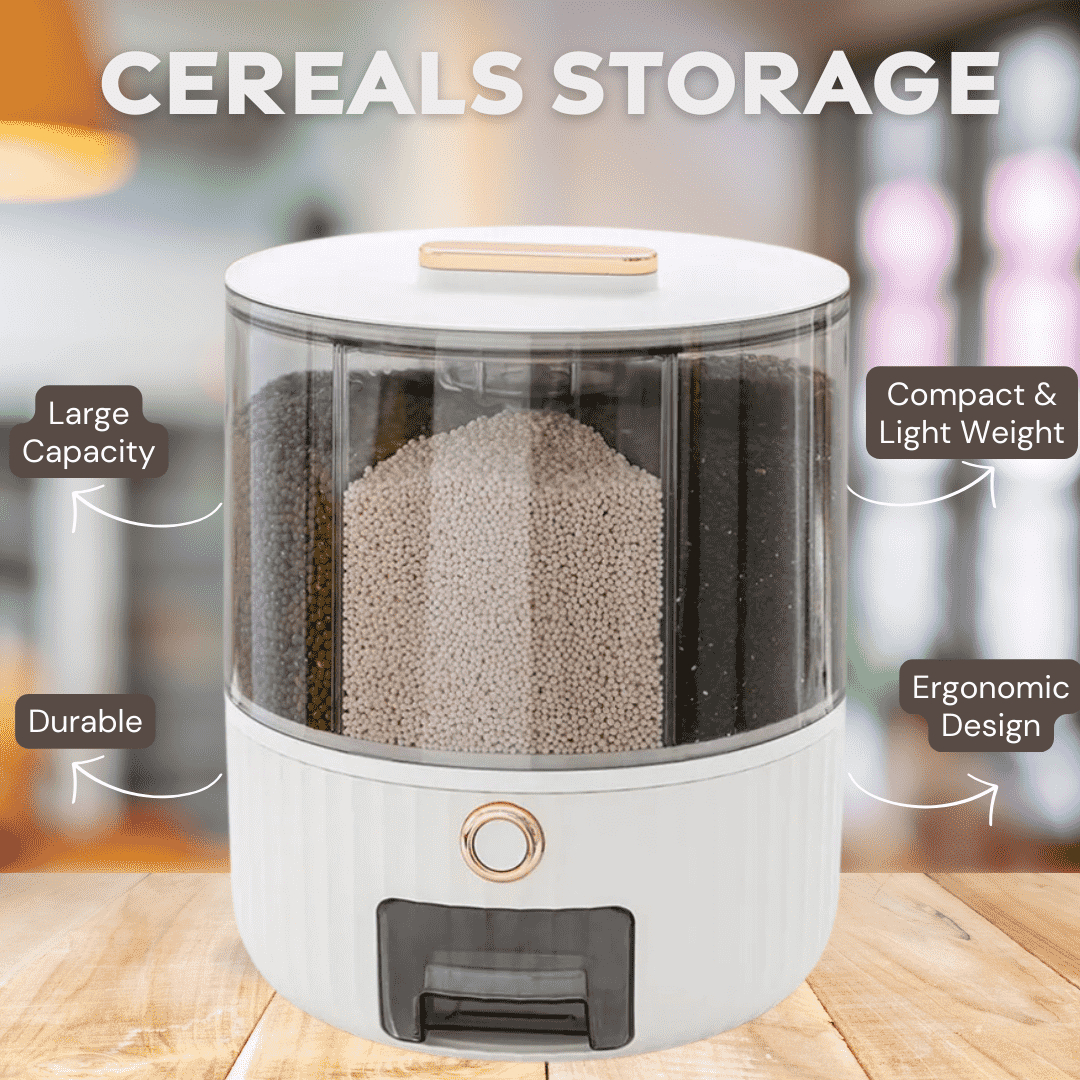 Cereals Storage Rotateable